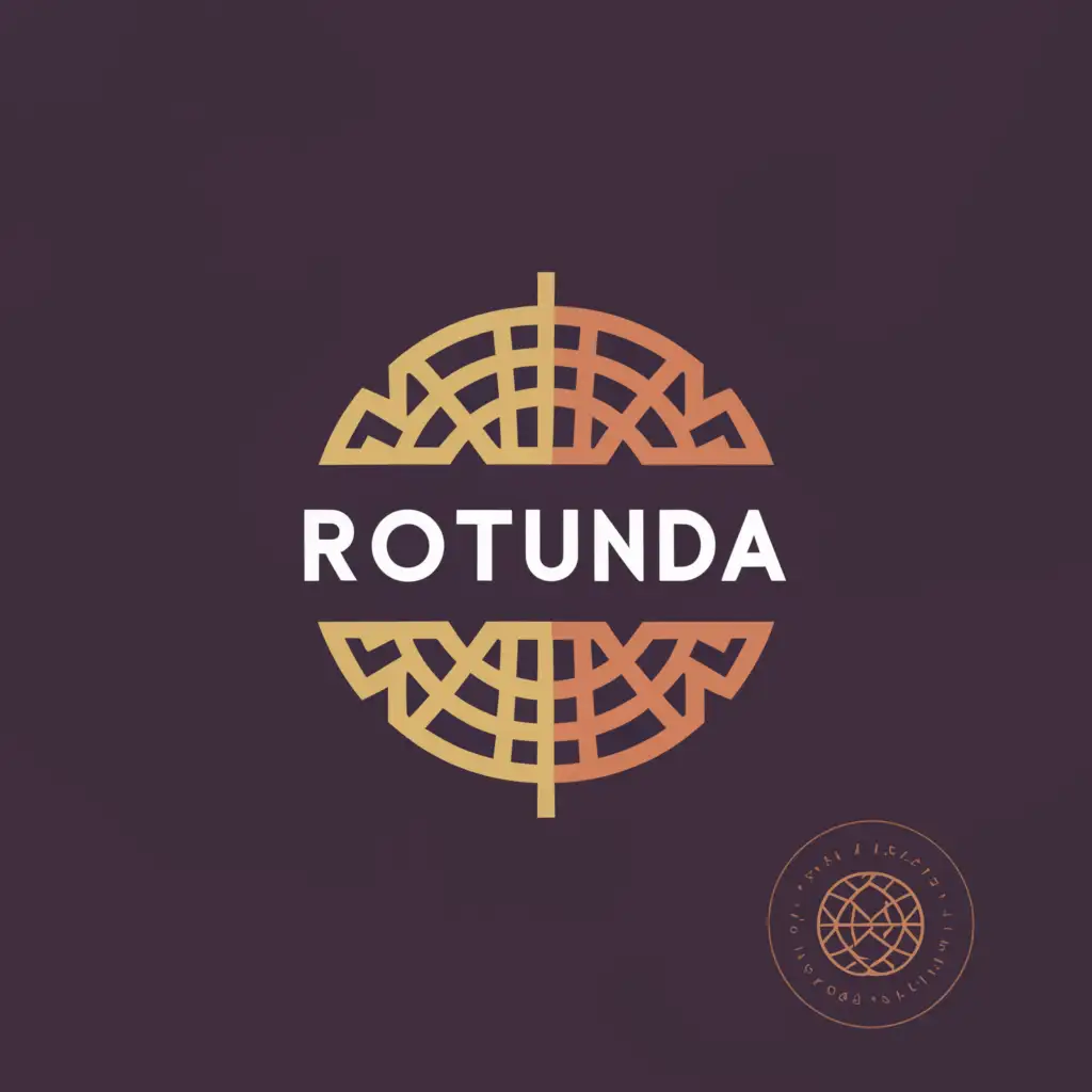 a logo design,with the text "Roxas Rotunda", main symbol:Rotunda,complex,clear background