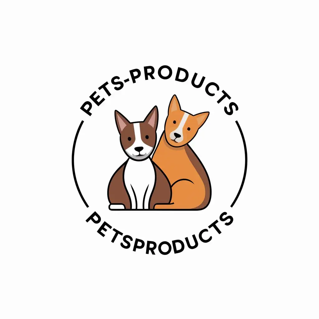 logo, pets, with the text "petsproducts", typography, be used in Animals Pets industry