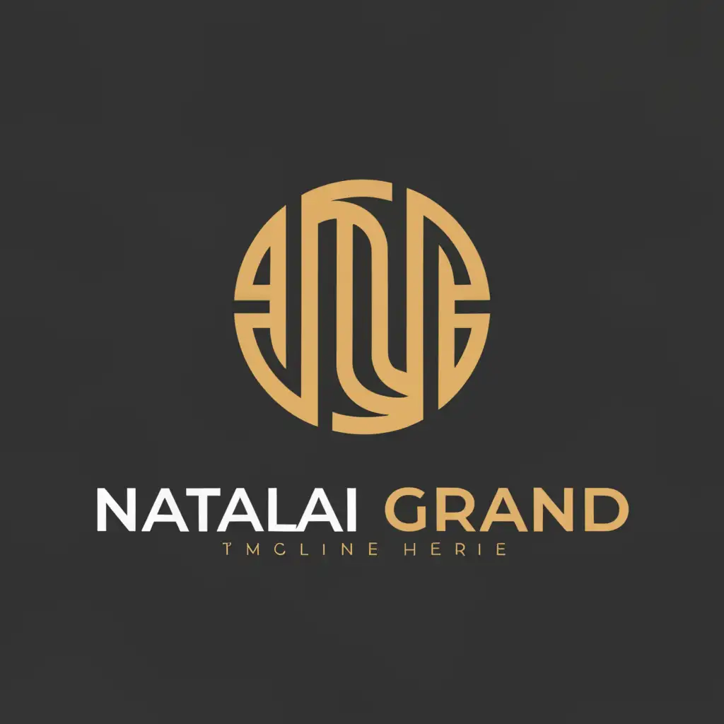 a logo design,with the text "Natalia Grand", main symbol:unity,Moderate,clear background