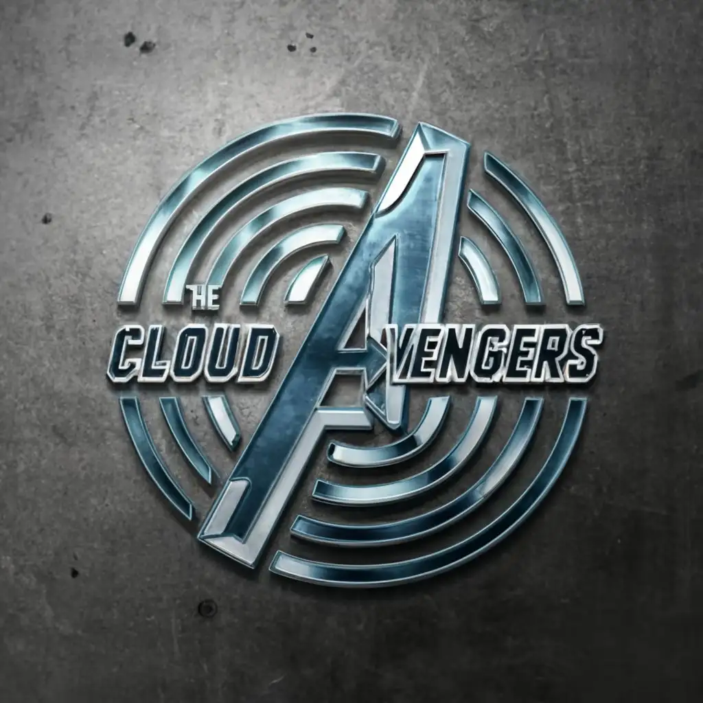 a logo design,with the text 'The Cloud Avengers', main symbol:the avengers, Moderate, be used in Technology industry, clear background