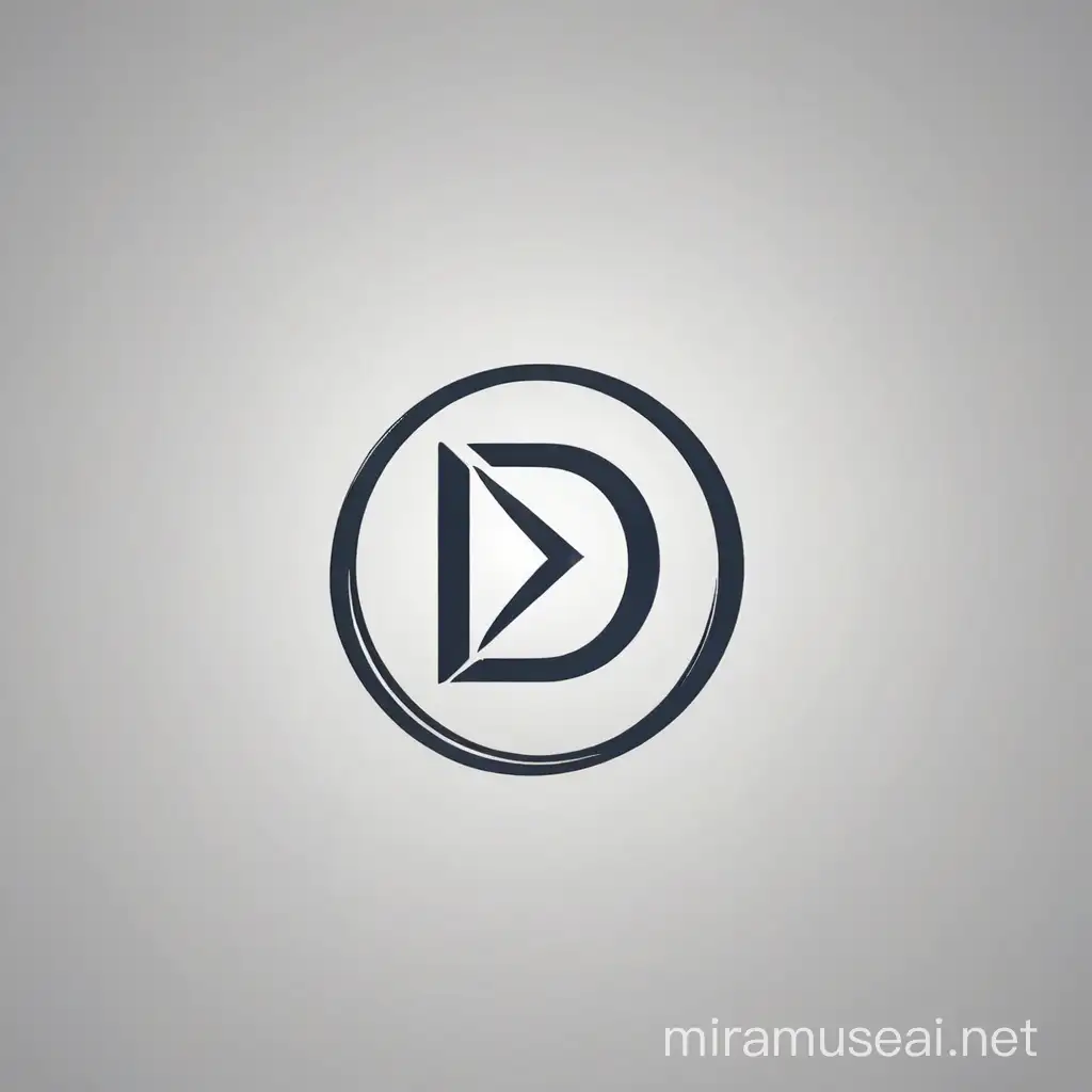 Minimalistic Vector Logo Design Elegant DD Monogram
