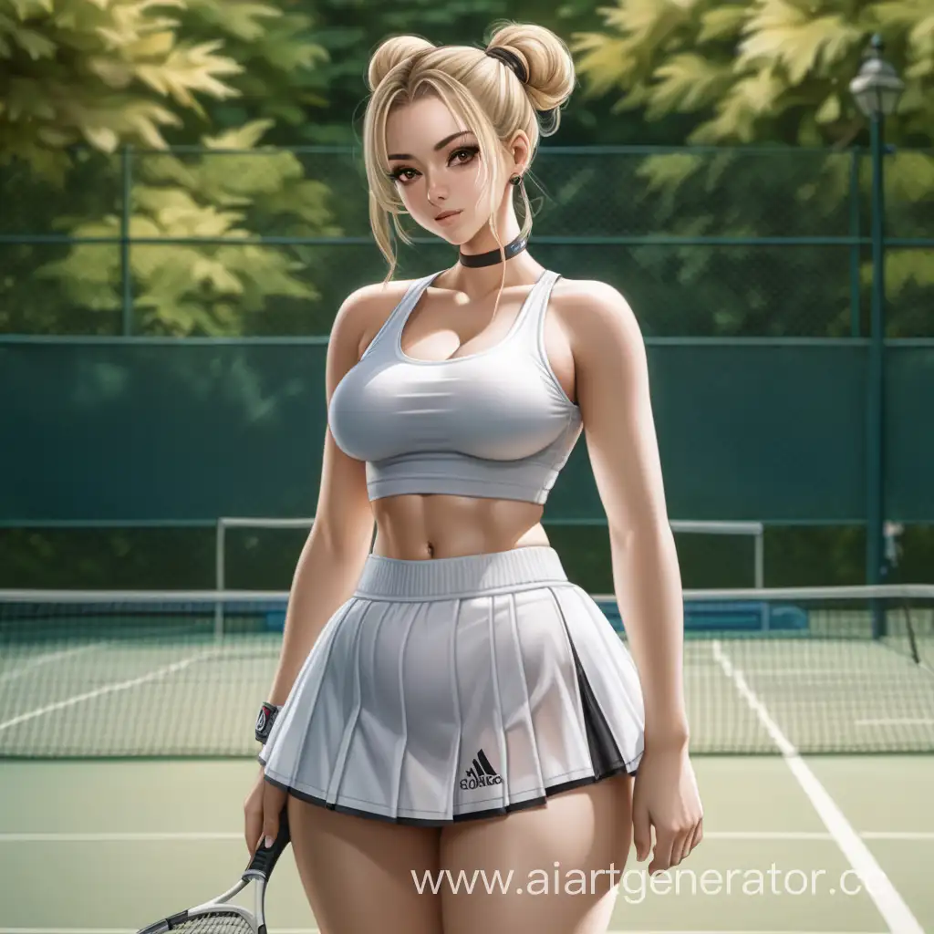 Blond-Girl-with-Stylish-Tennis-Outfit-on-Court