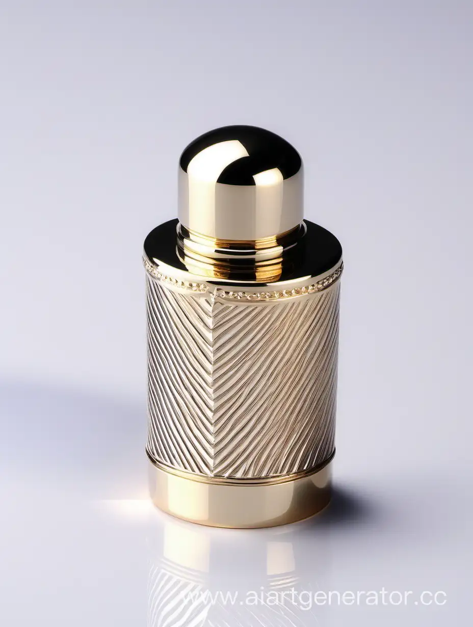 Luxurious-Zamac-Perfume-Ornamental-Long-Cap-with-Metallizing-Finish