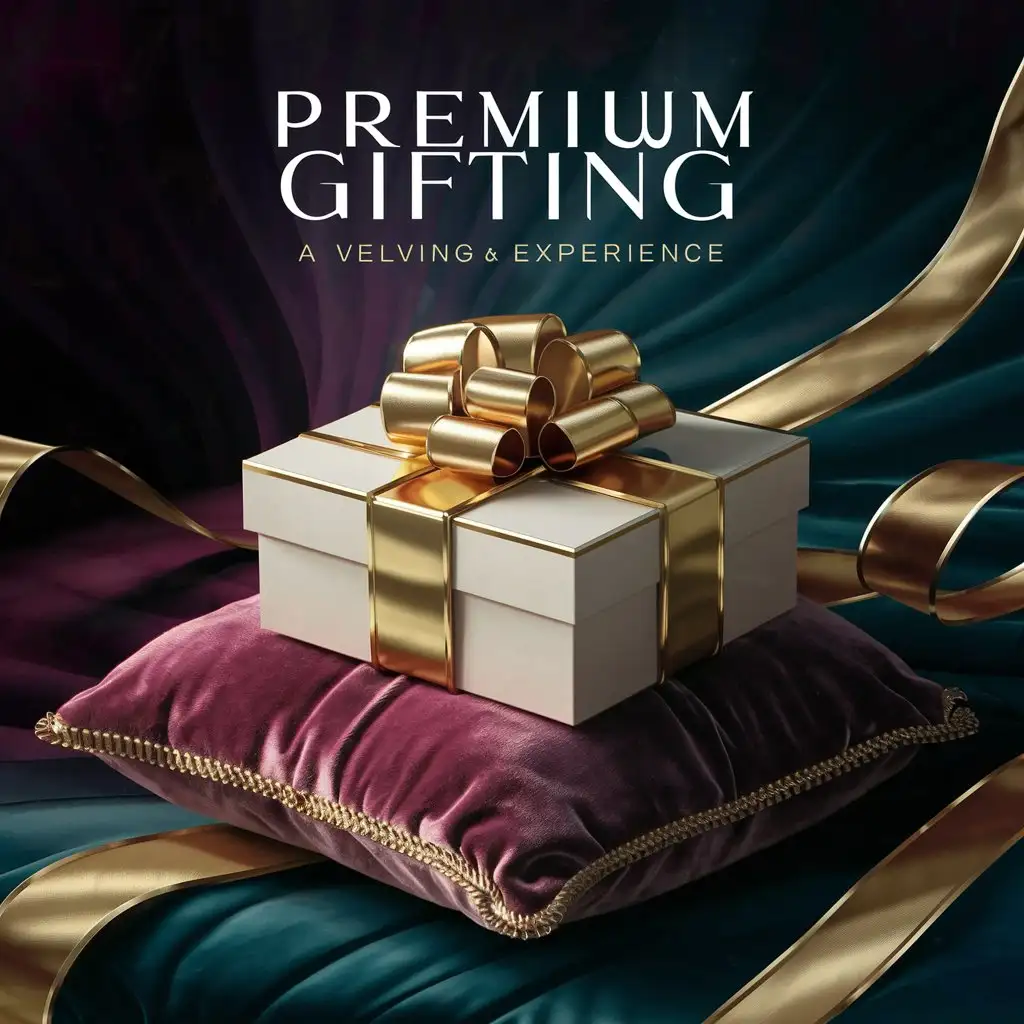 Luxurious Gift Boxes Displayed in Elegant Setting