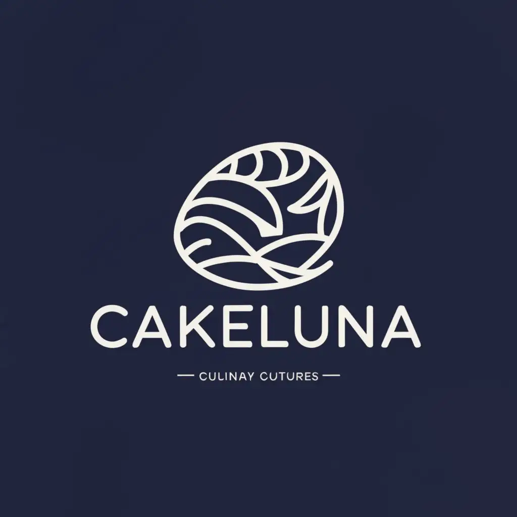 a logo design,with the text "cakteluna", main symbol:egg shell and tuna fish bones,Moderate,be used in Restaurant industry,clear background