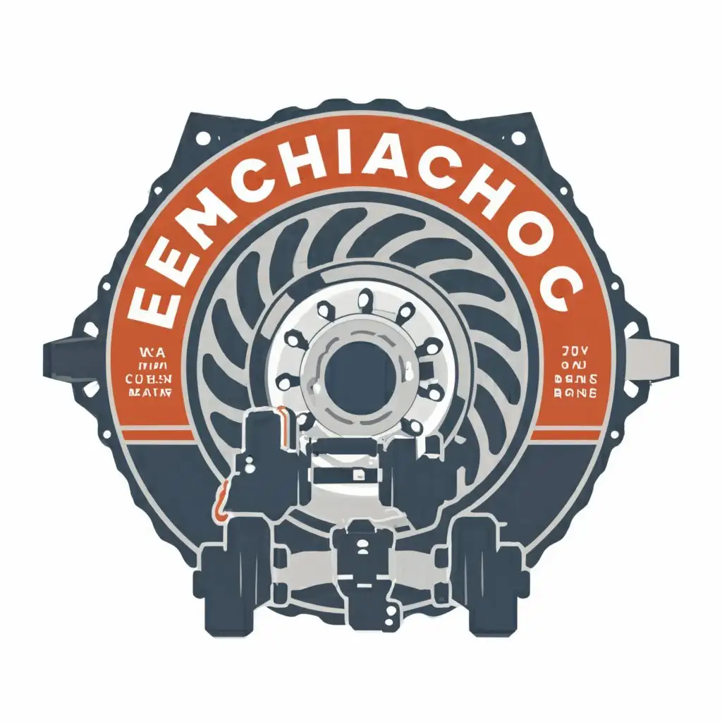 logo, Main symbol of the logo, Truck Brakes, with the text "Jane mechanicaholic", typography, be used in Automotive industry