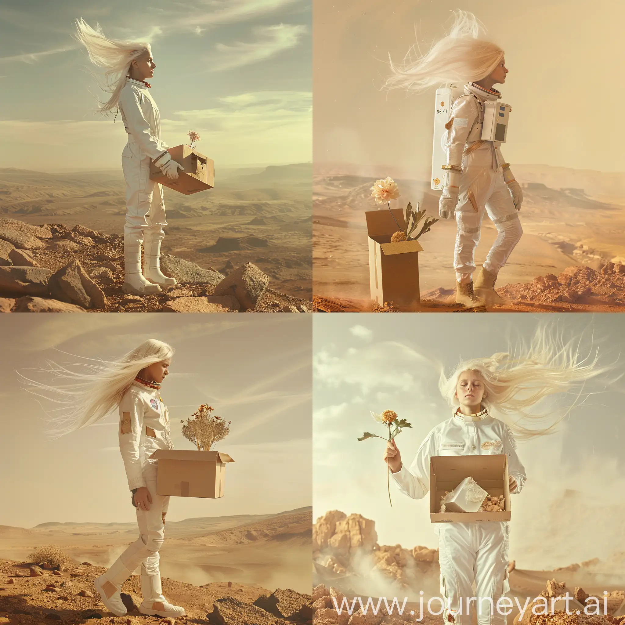 Blonde-Girl-in-Mars-Spacesuit-Holding-a-Flower-in-UltraDetailed-8K-Haze