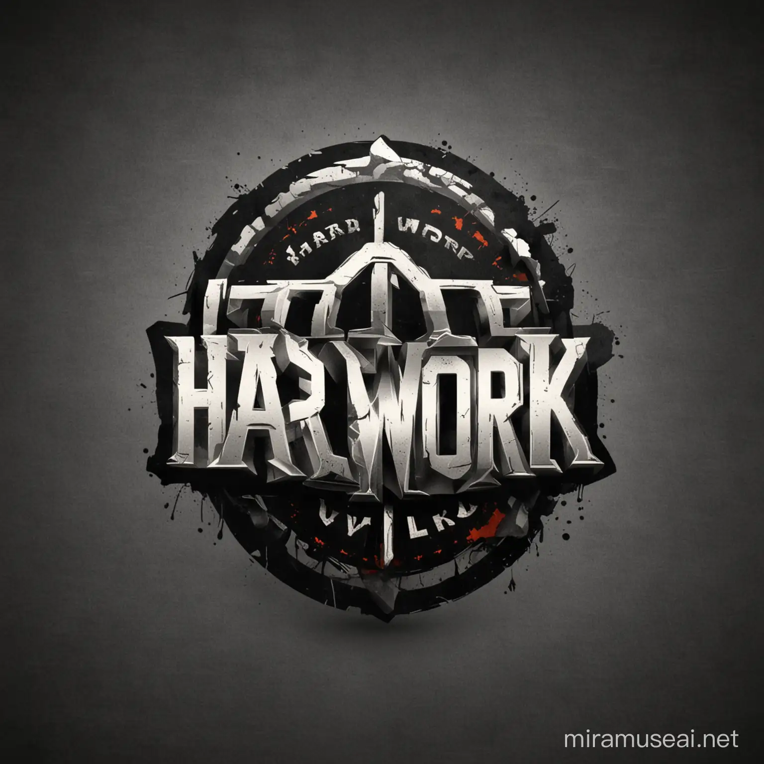 hard work logo
