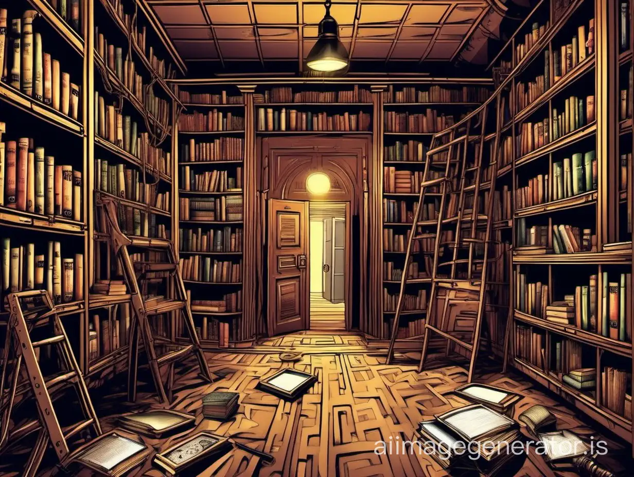 Escape-Room-Adventure-in-a-Mystical-Library