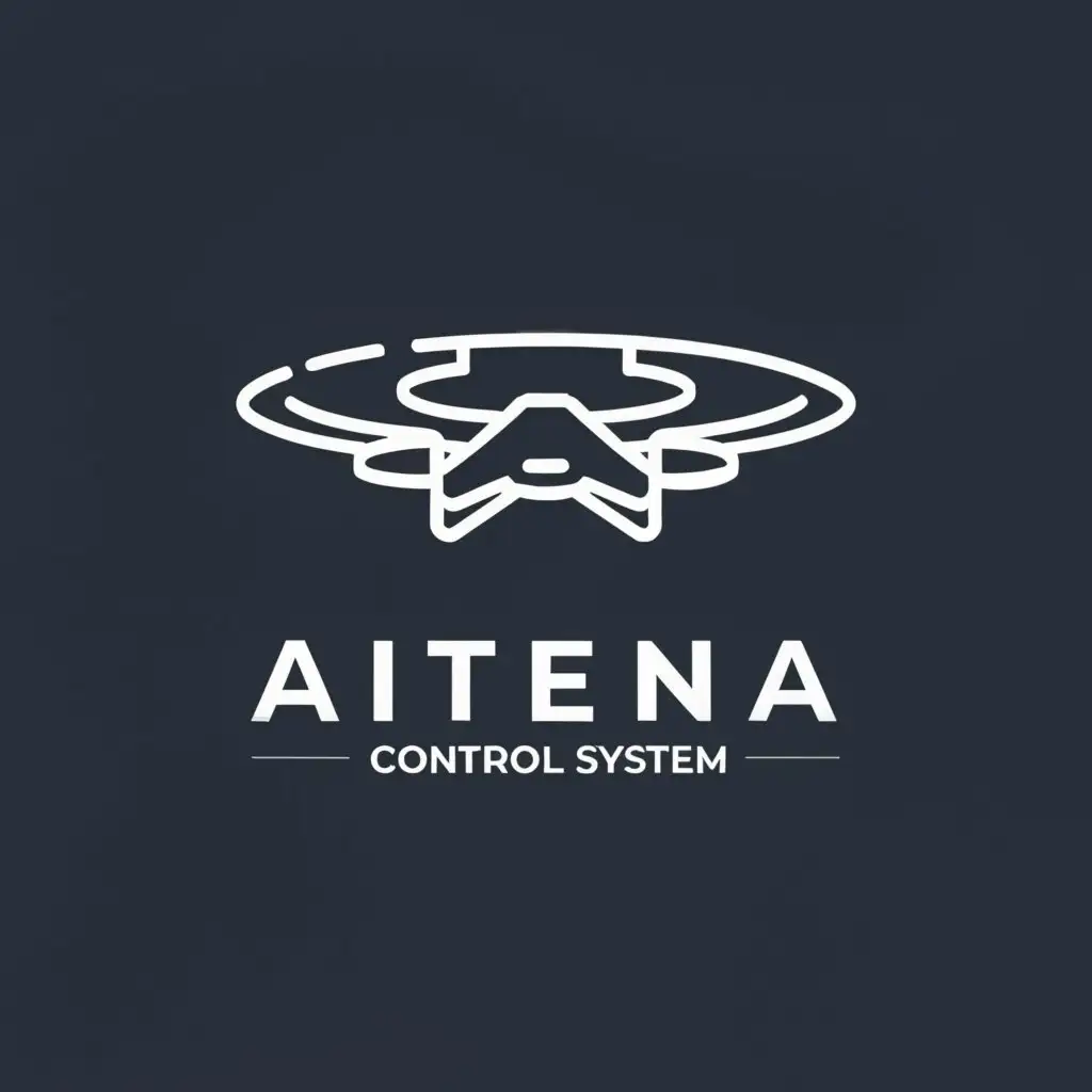 a logo design,with the text "Antenna Position Control System", main symbol:UAV,Moderate,be used in Technology industry,clear background