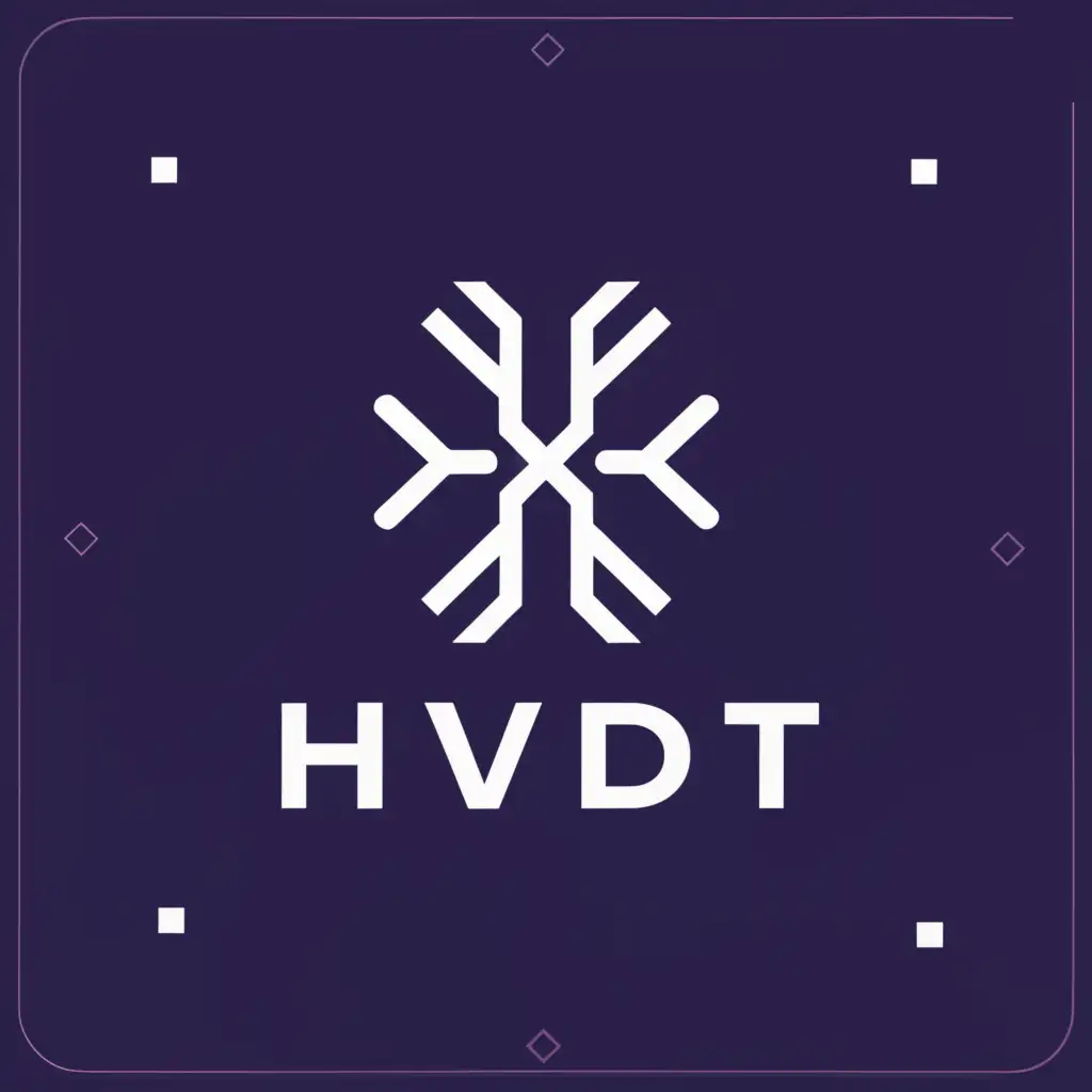 LOGO Design for HVDT Minimalist Crossout Symbol for Technology Industry ...