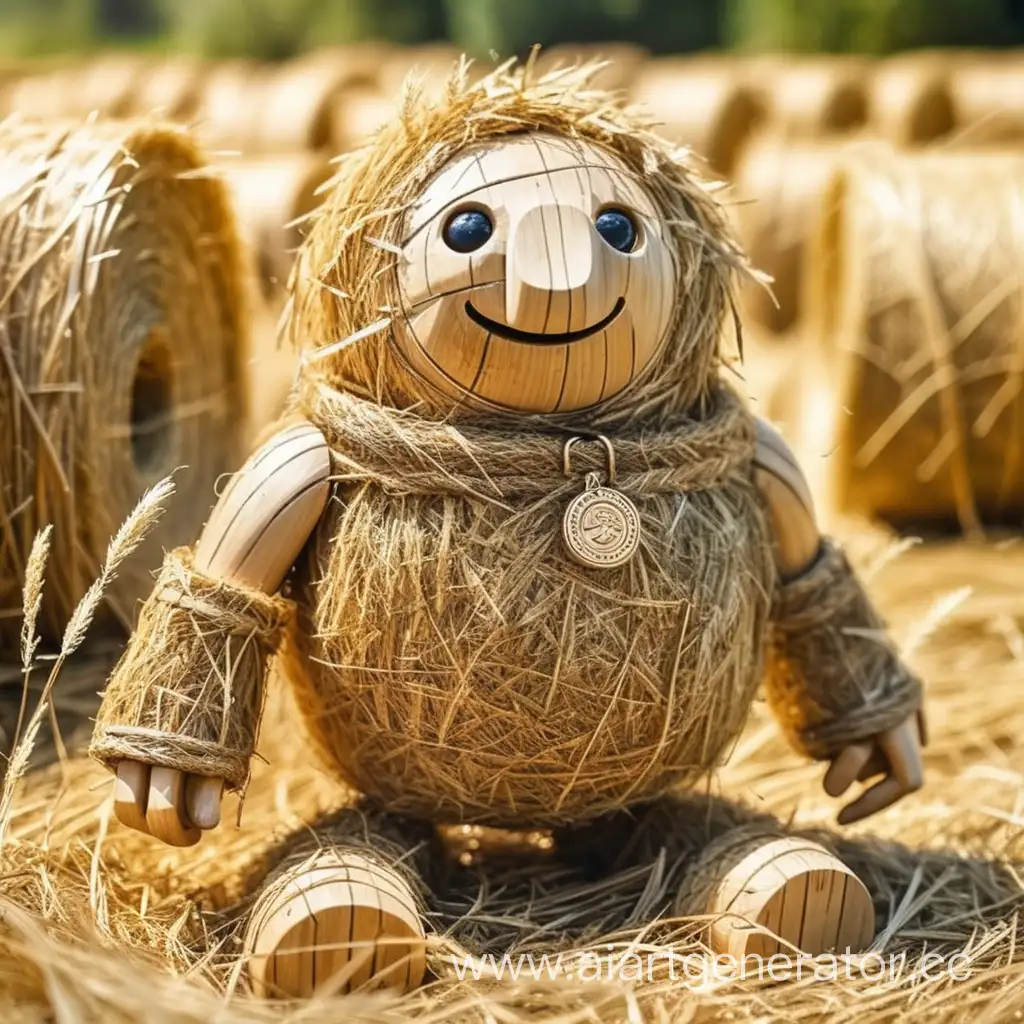 Whimsical-Hay-Golem-with-Enigmatic-Seal-Emblem