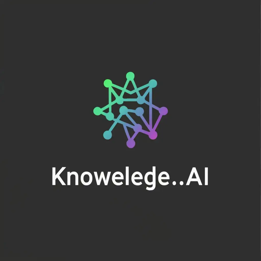a logo design,with the text "Knowledge.ai", main symbol:profile picture,Moderate,clear background