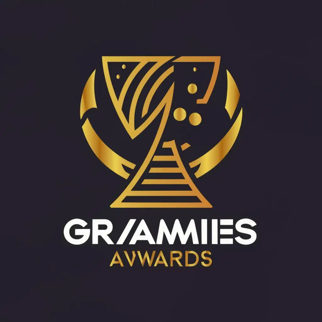 a logo design,with the text "GRAMMies", main symbol:trophy and pharmacy,Moderate,clear background