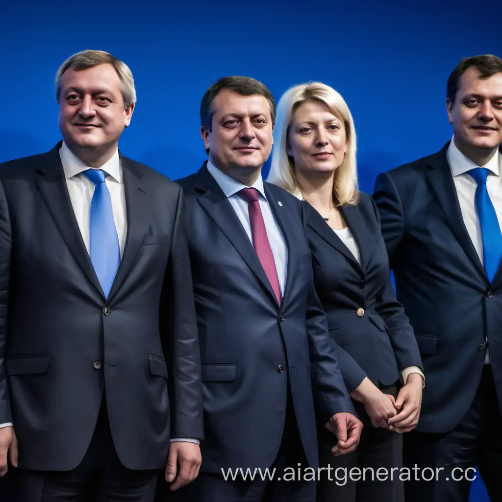 European-Conservatives-and-Reformists-Party-Members-Gathering-in-Elegant-Hall