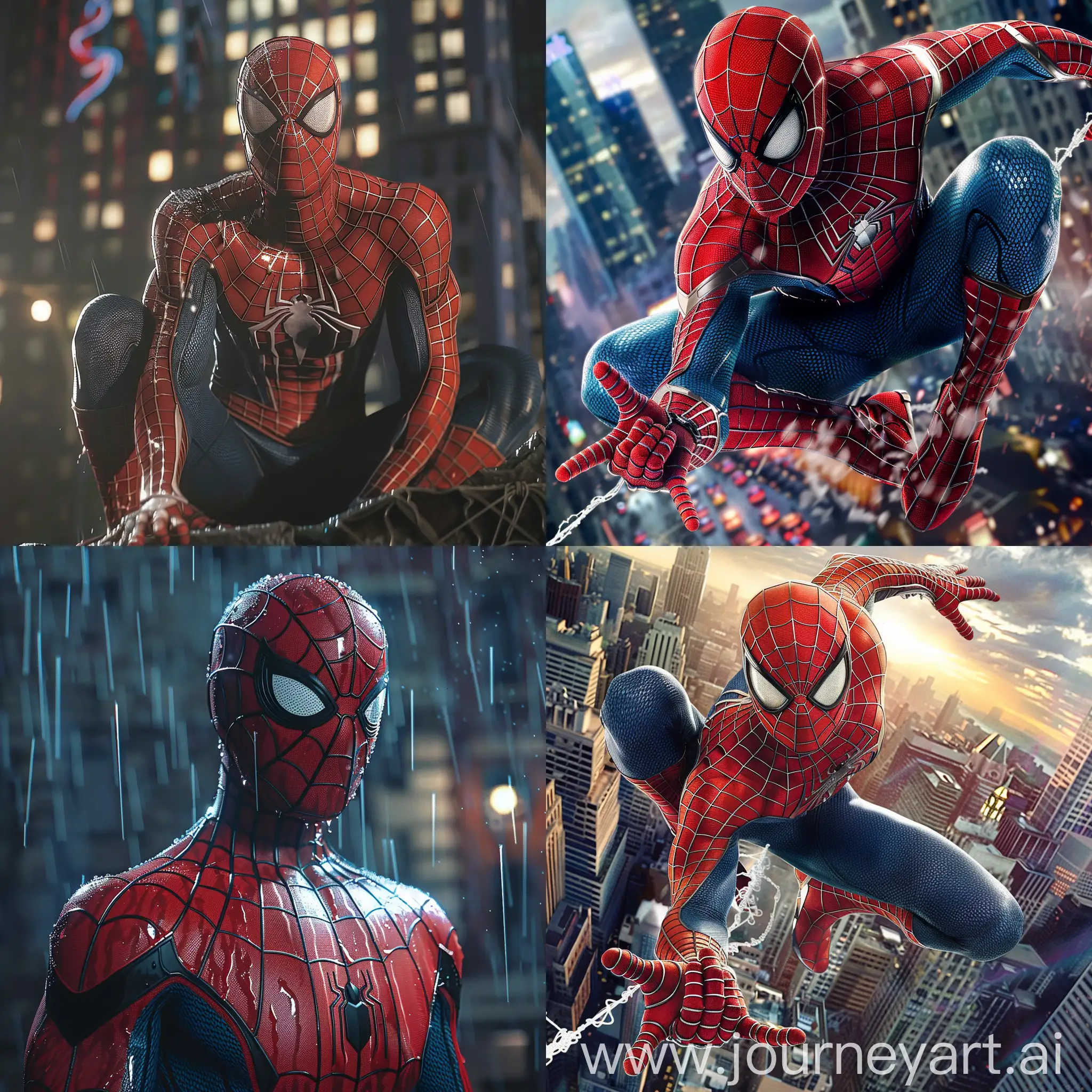 SpiderMan-Swinging-Through-Urban-Cityscape