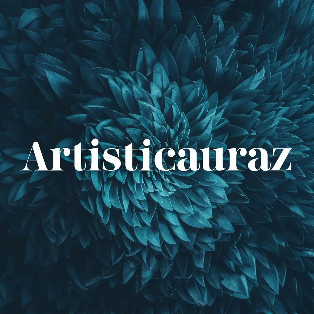 logo, Art, with the text "ArtisticAuraz", typography, be used in Internet industry