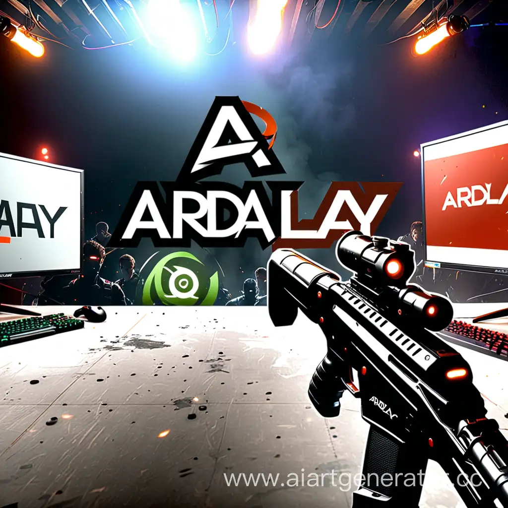 Professional-ARDPLAY-Streamer-Engaged-in-Intense-Shooter-Gameplay