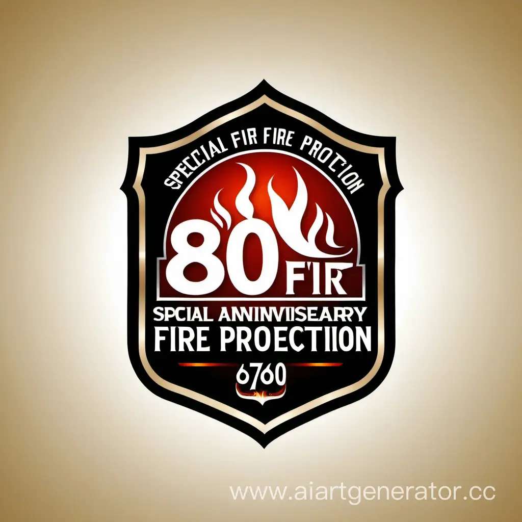 логотип для специальной пожарной охраны 80 летний юбилей