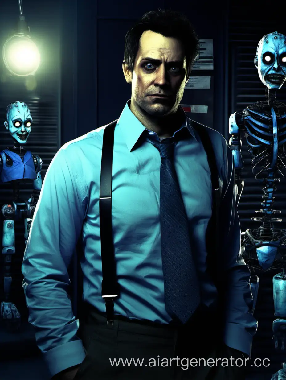 Man-in-Blue-Shirt-with-Animatronic-from-The-Walten-Files