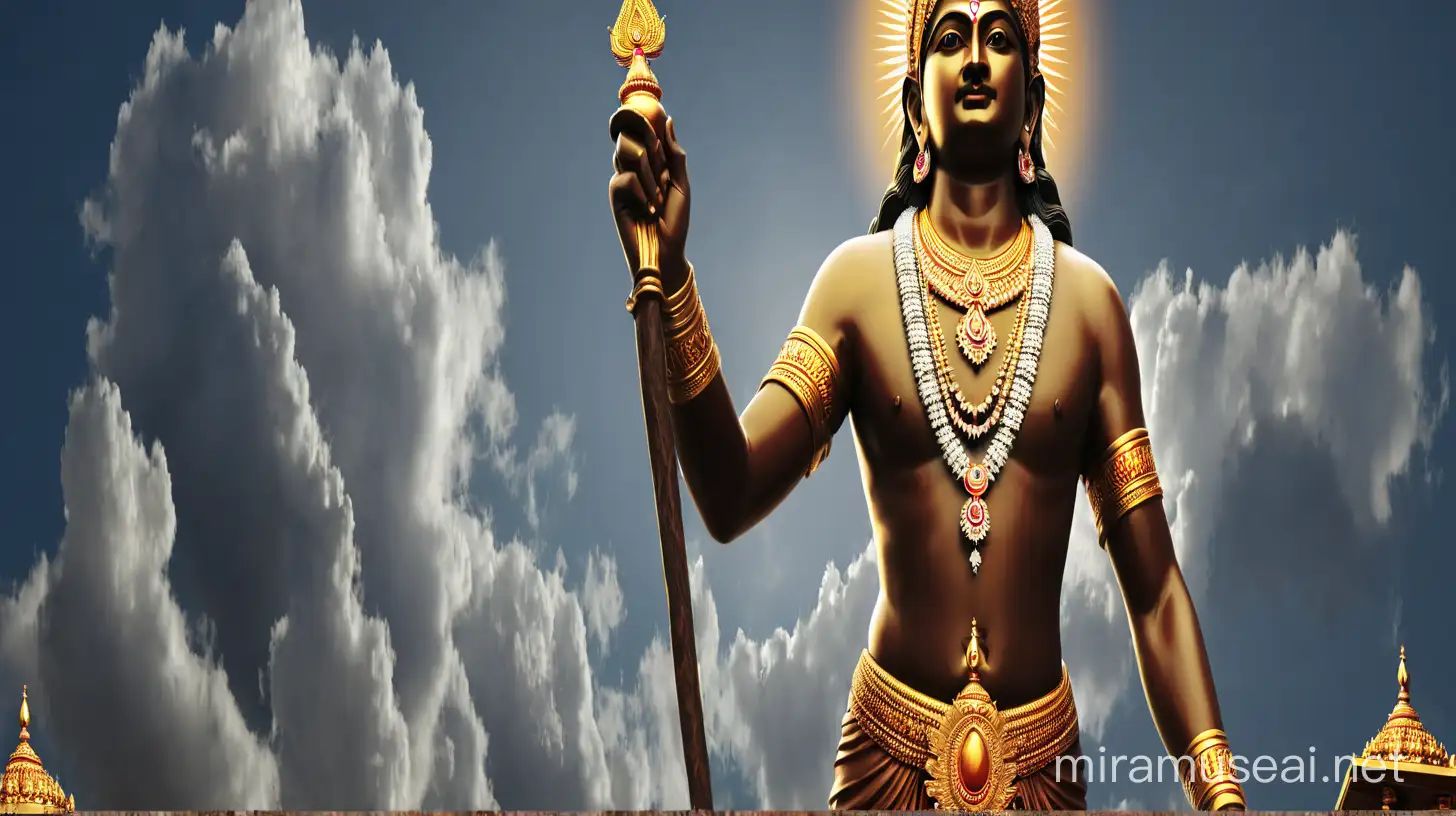 Murugan in twentieth century with the power of control the time