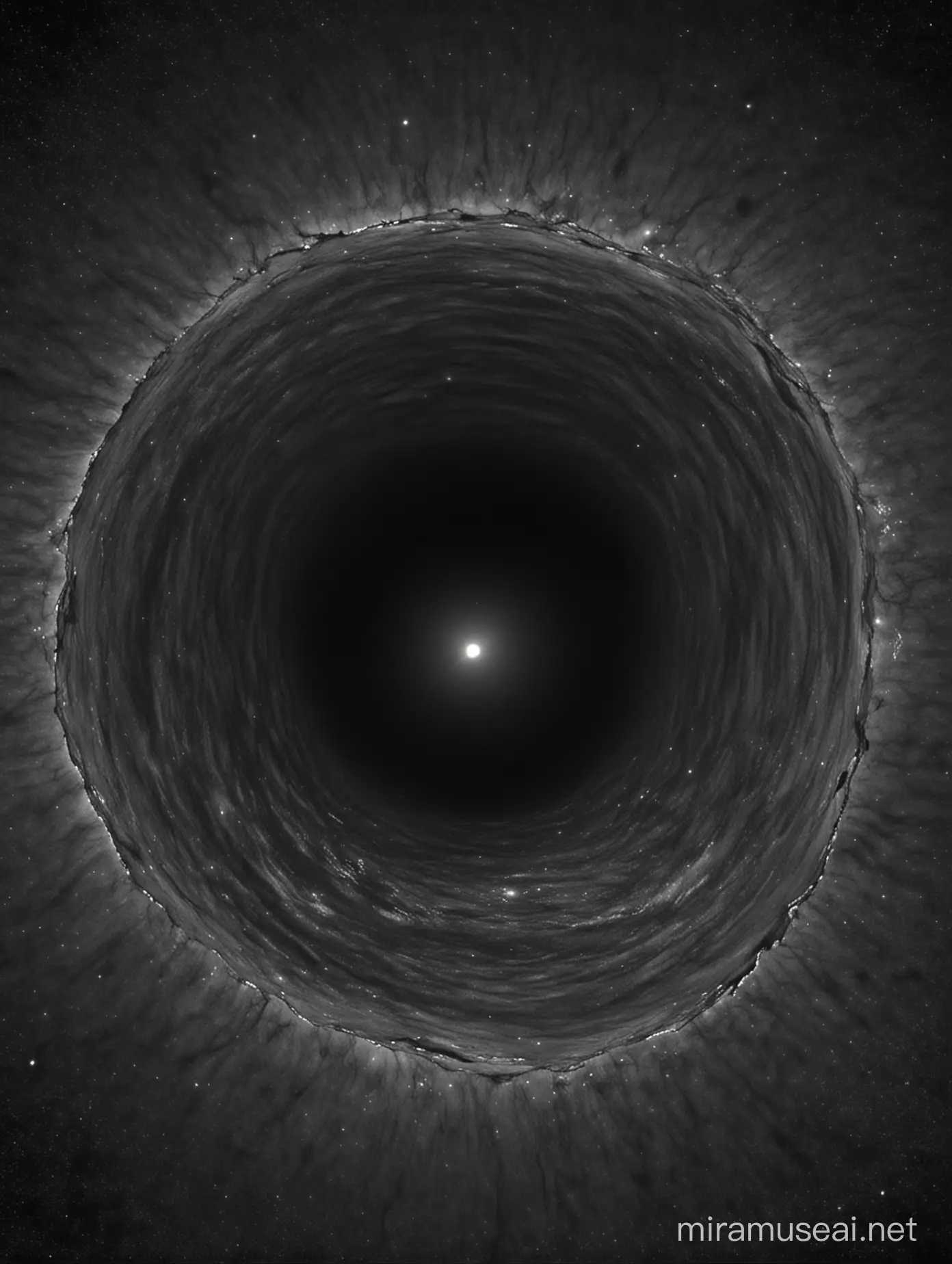 generate a detailed image of a blackhole