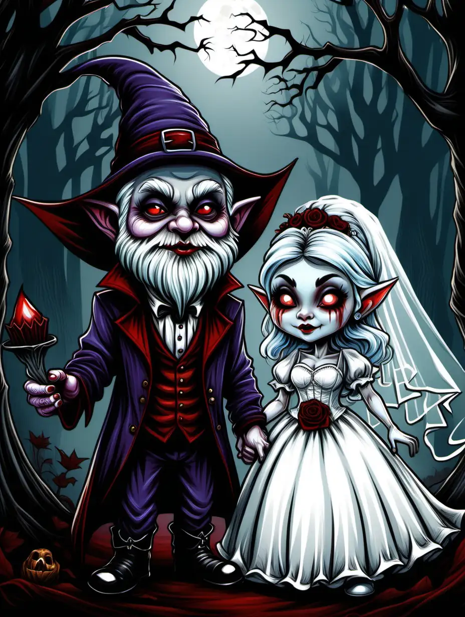 Enchanting Tale of a Vampire Gnome and His Bride
