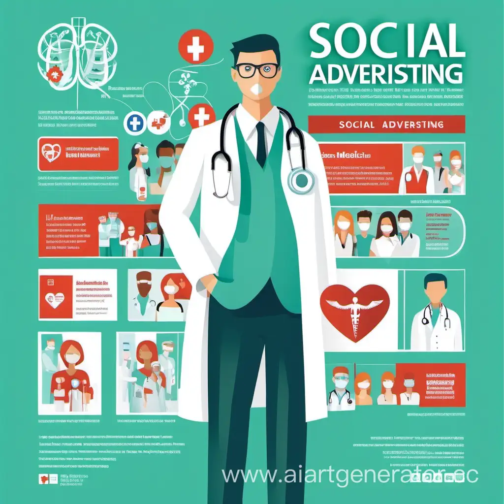 Плакат социальной рекламы для медицинских учереждений 