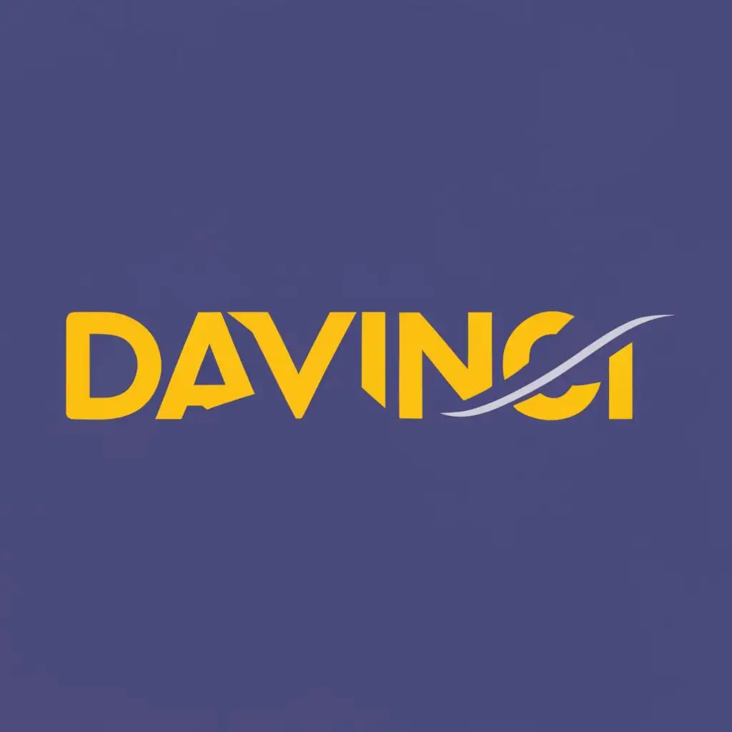 logo, Technology, with the text "DaVinci", typography, be used in Technology industry