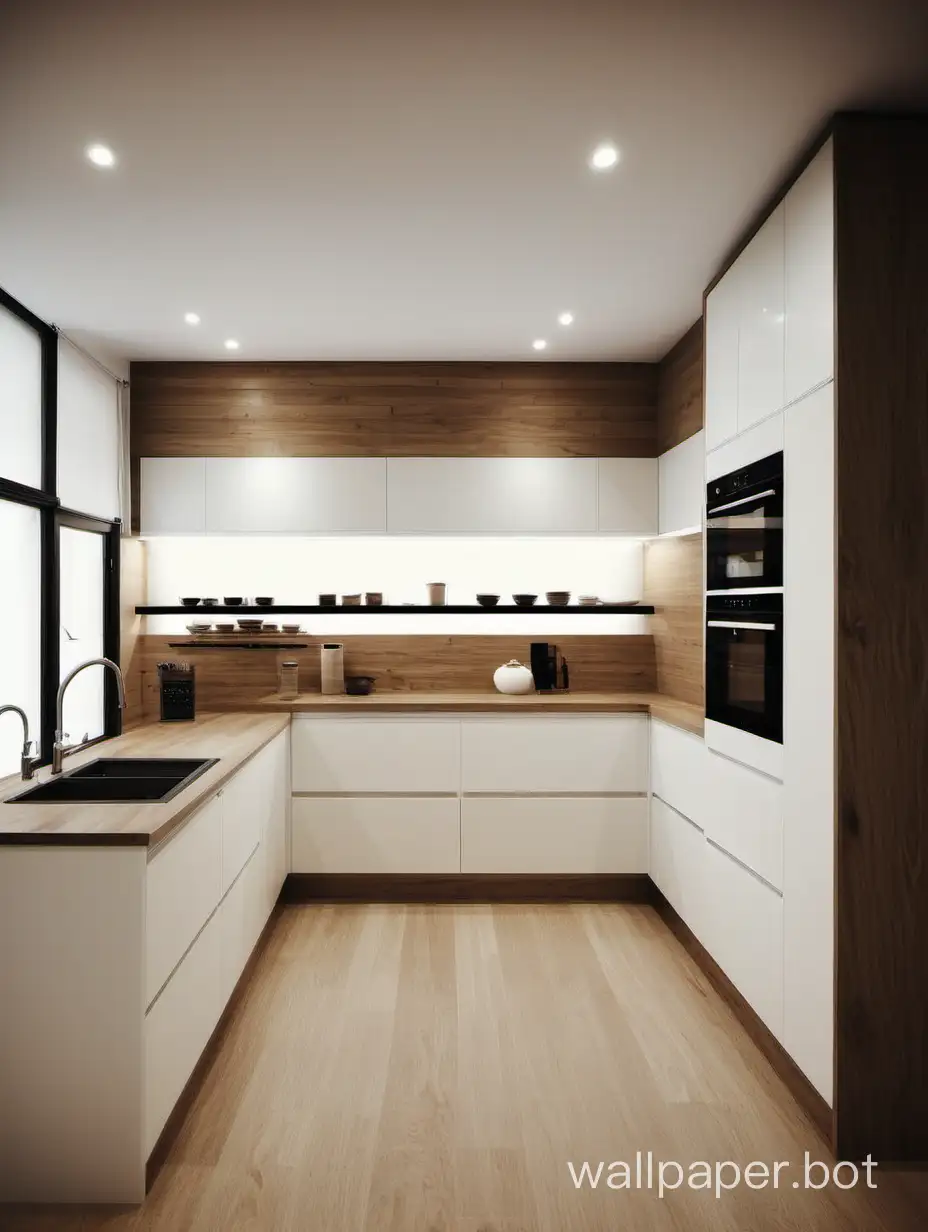 Large modern new kitchen