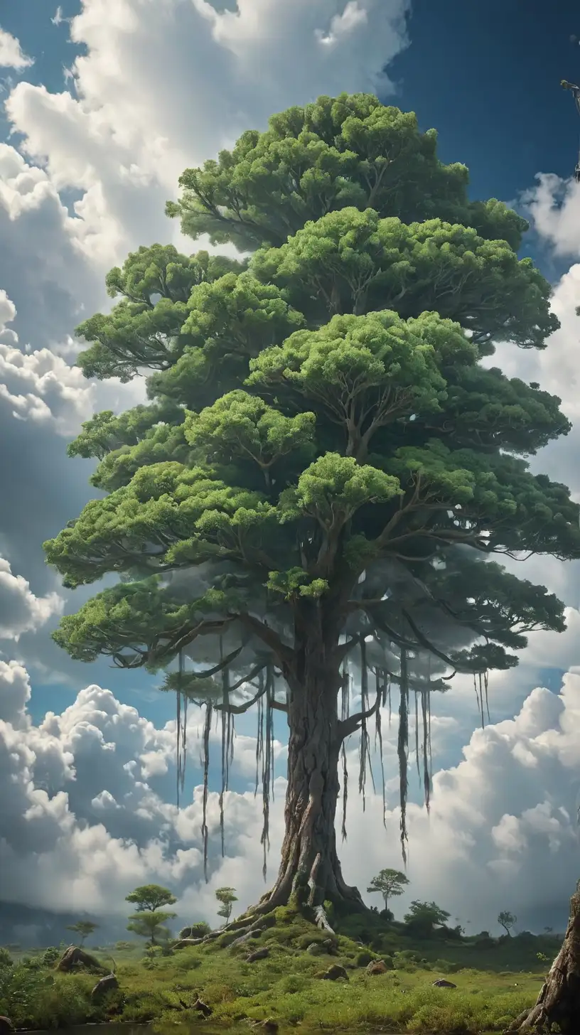 Mystical Cloud Forest UpsideDown Arboreal Wonderland