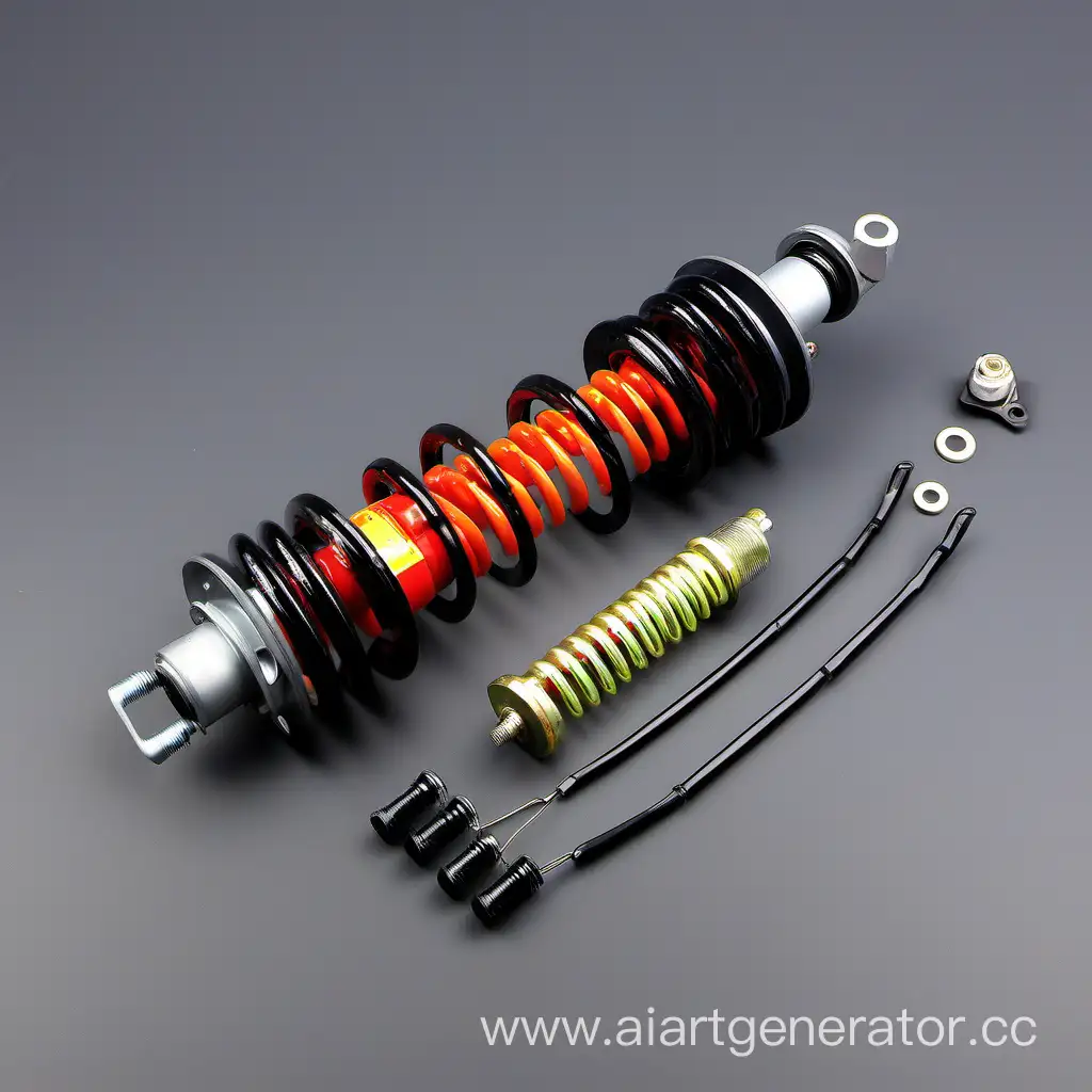 Premium-Suspension-Shock-Absorber-with-Coiled-Spring-for-Smooth-Ride