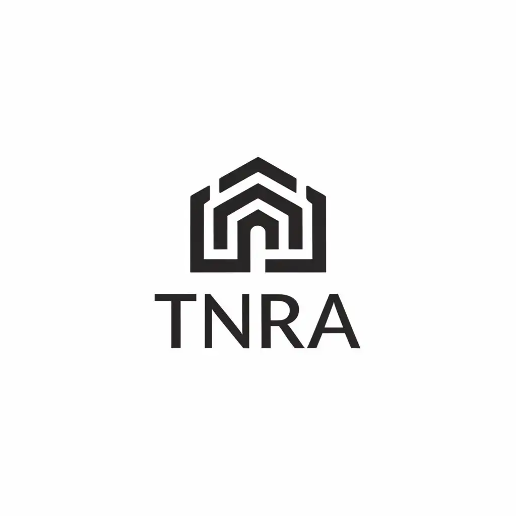 a logo design,with the text "TNRA", main symbol:Home,Moderate,be used in Home Family industry,clear background