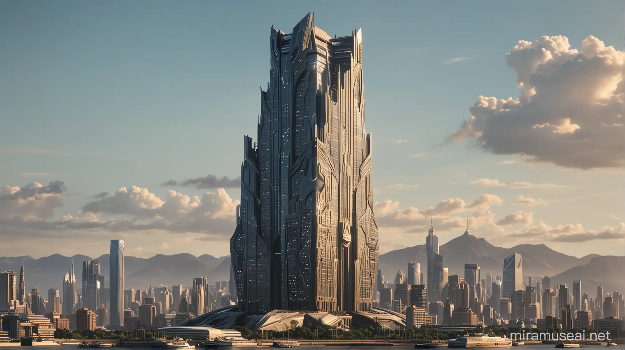 wakanda skycrapers building