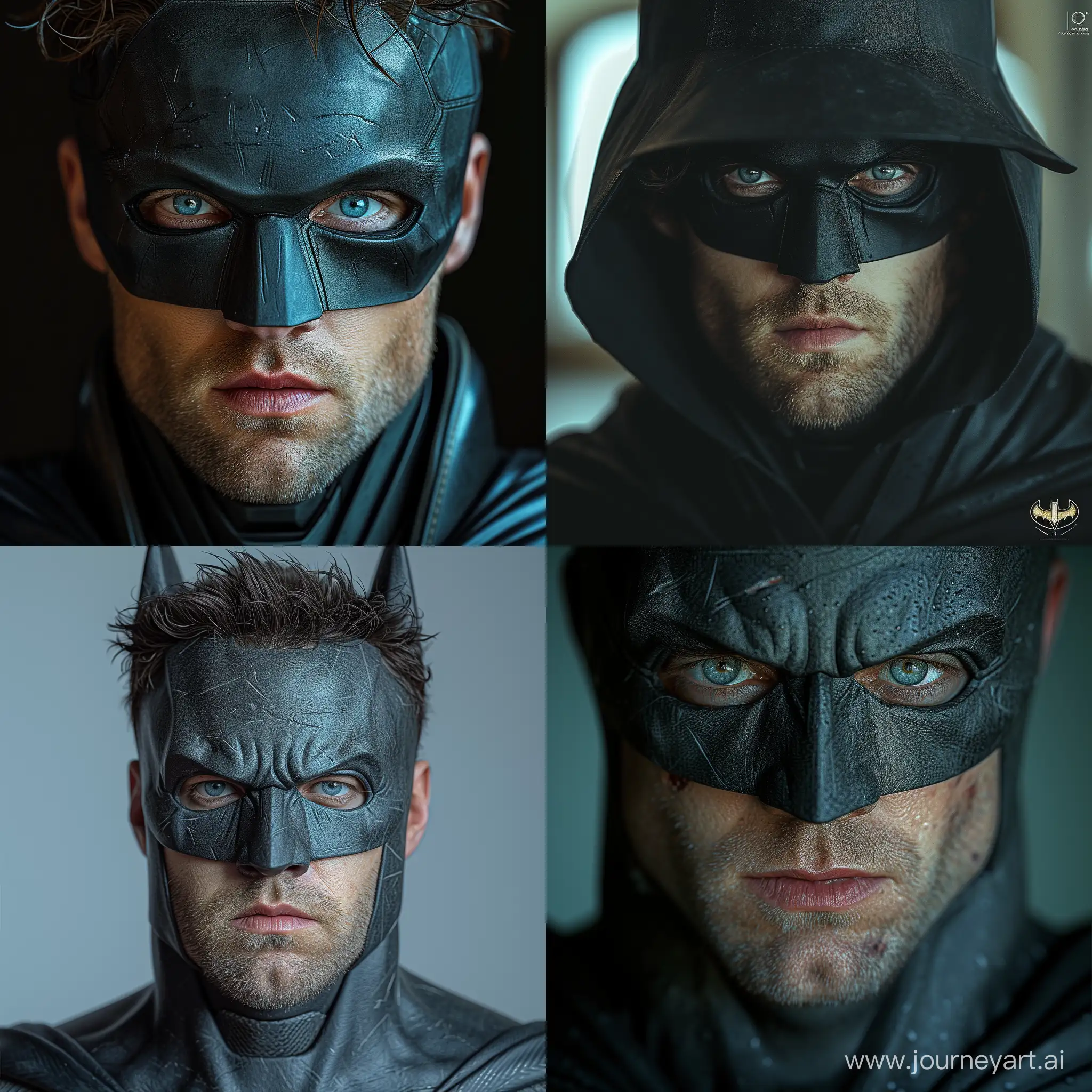 Realistically-Detailed-Batman-Portrait-by-Robert-Pattinson