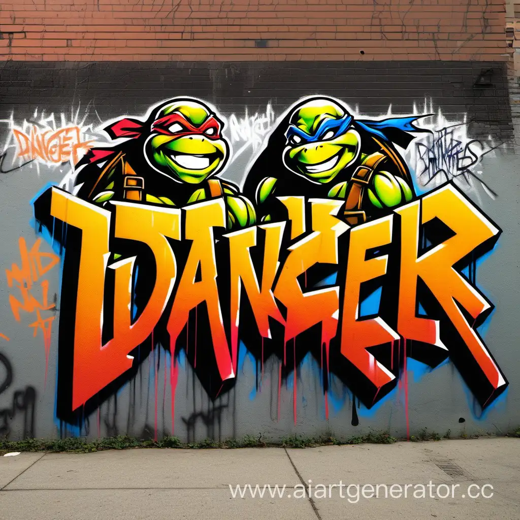 Lik-Danger-and-Michelangelo-Graffiti-from-TMNT-1987-Series