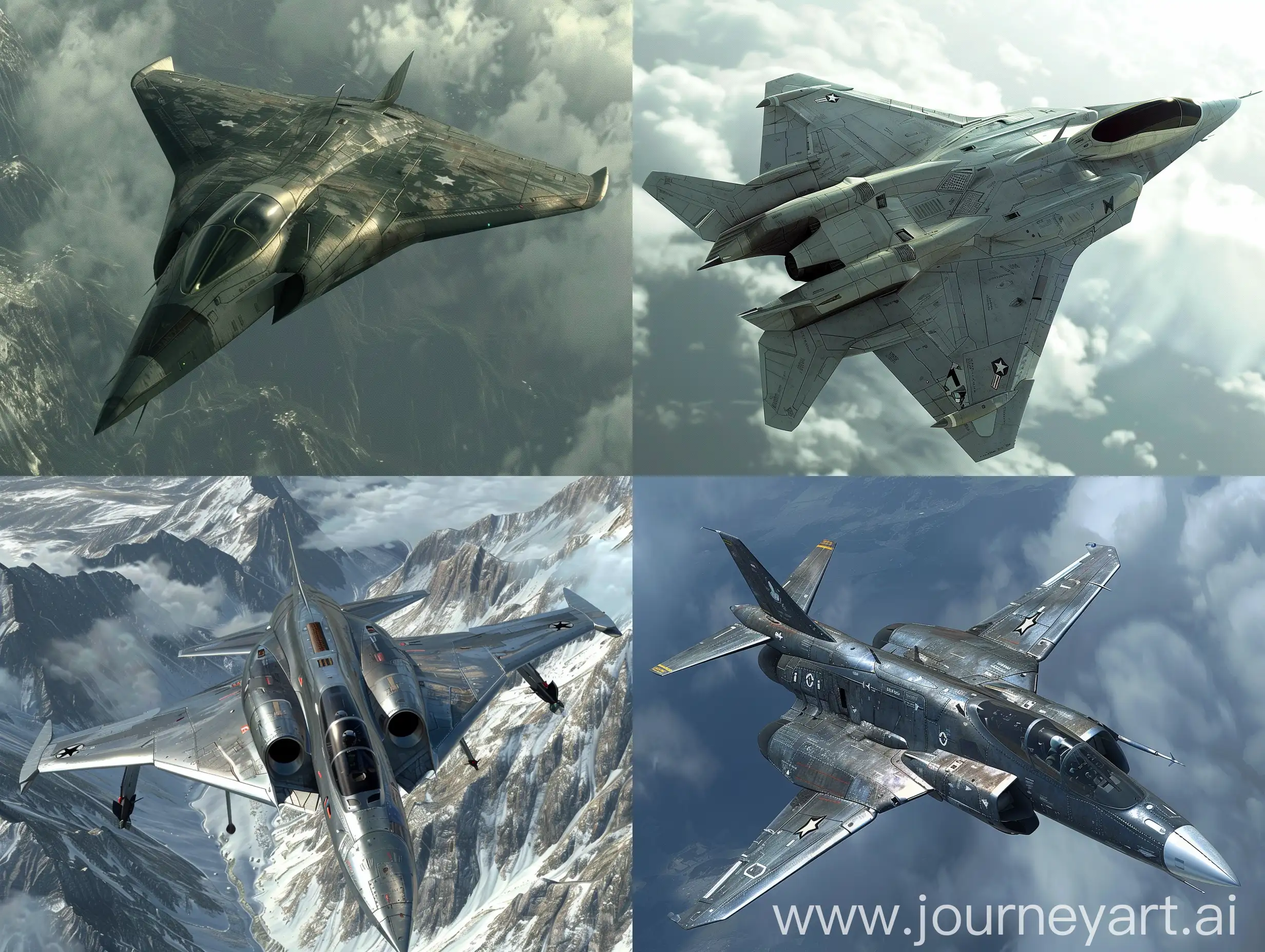 Futuristic-Aircraft-Ace-Combat-3-Electrosphere-Delphinus-in-HighTech-Setting