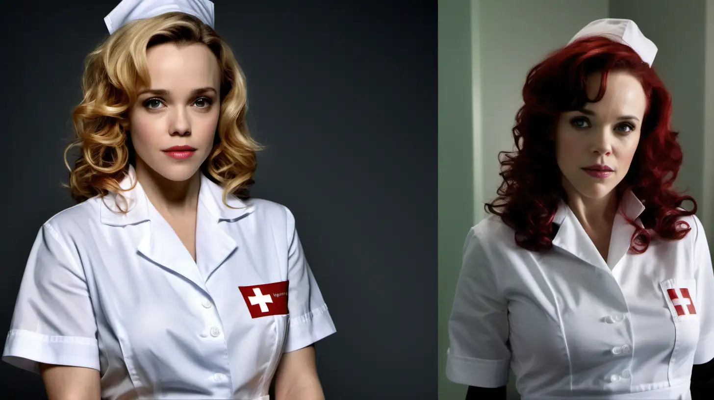 litle girls in long crystal satin retro nurse white uniforms and milf mothers long blonde and red hair,black hair rachel macadams full size and medical gloves old