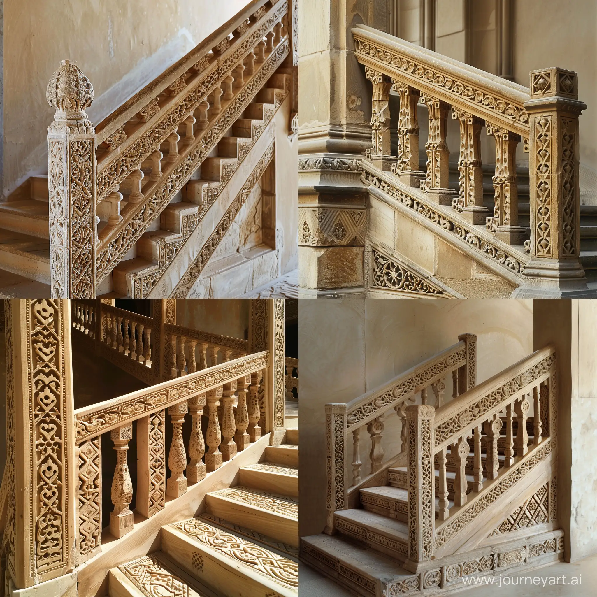 Exquisite-Carved-Balustrade-with-Patterned-Handrail-and-Steps