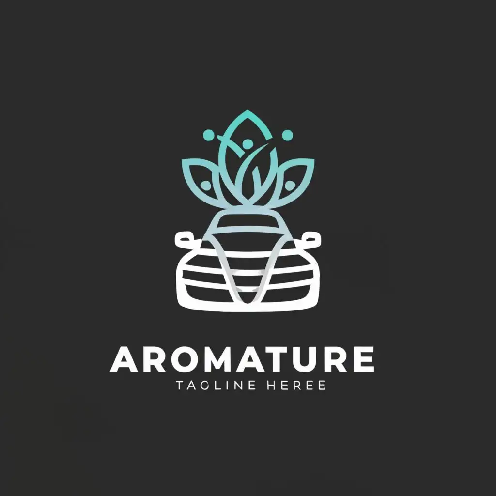 a logo design,with the text "aromature", main symbol:car aromatherapy, be used in Automotive industry