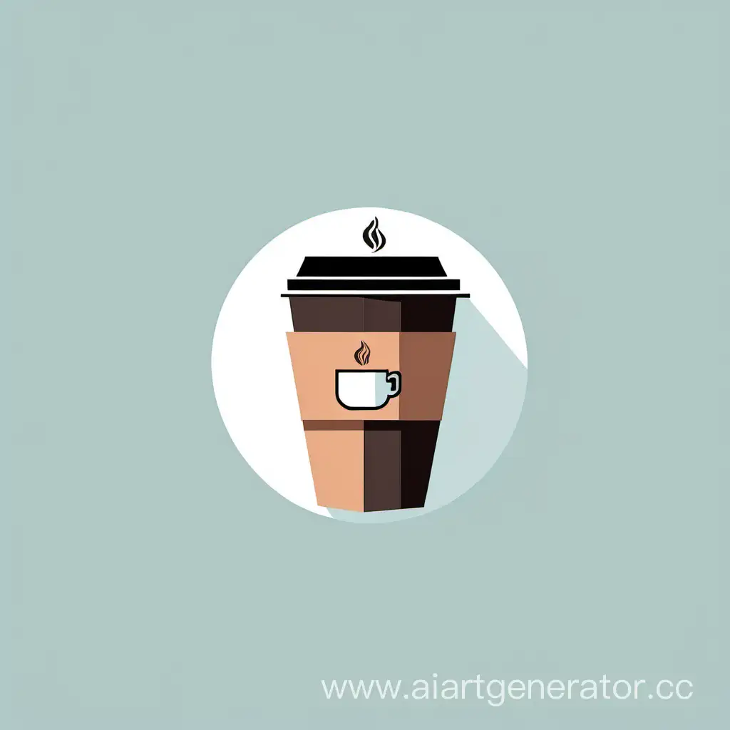 Minimalistic-IT-Logo-in-Virtual-Reality-Coffee-Shop-with-Bun