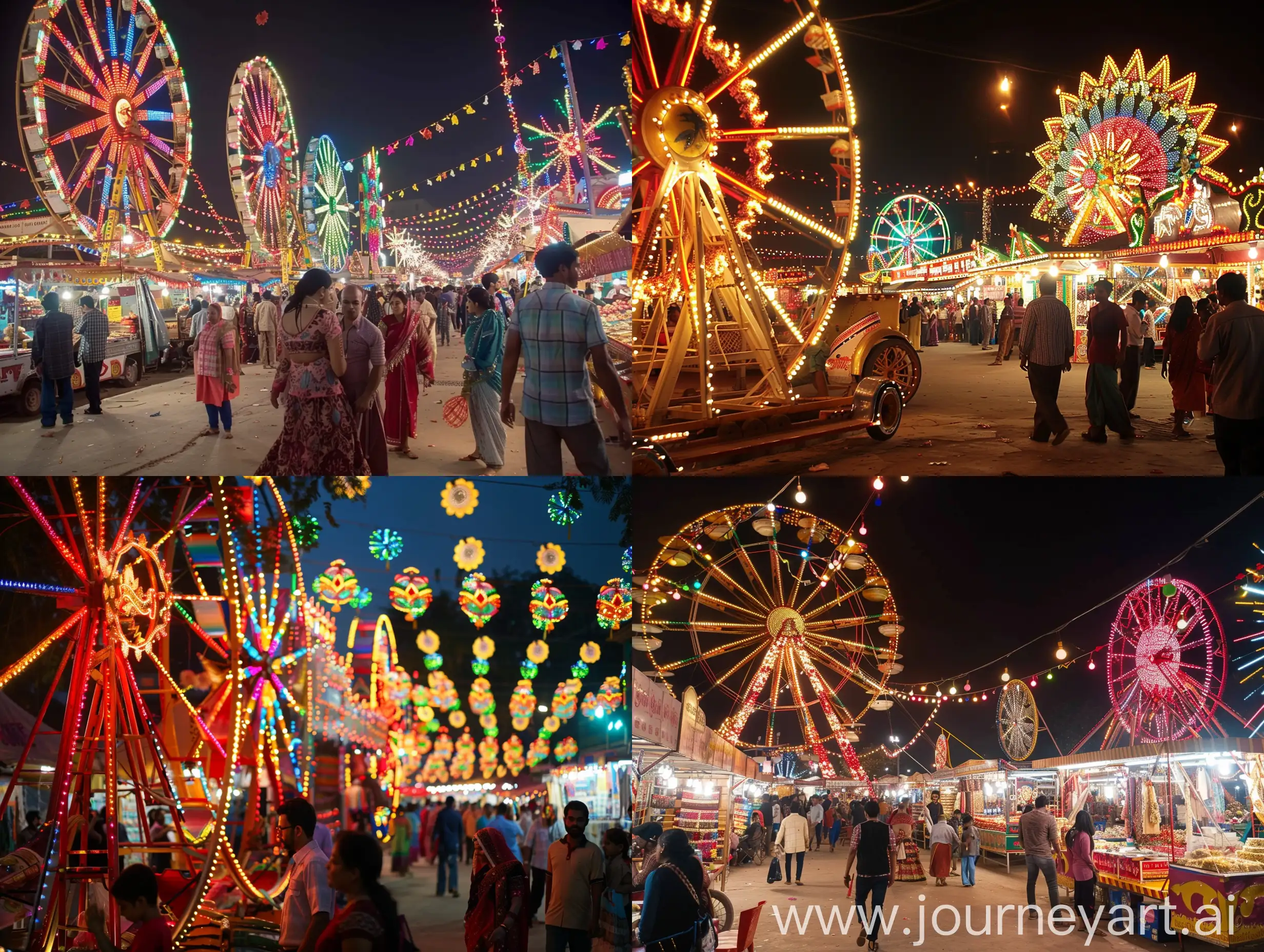 Vibrant-Nighttime-Numaish-Exhibition-in-Hyderabad-with-Giant-Wheels-Food-and-Shopping-Delights