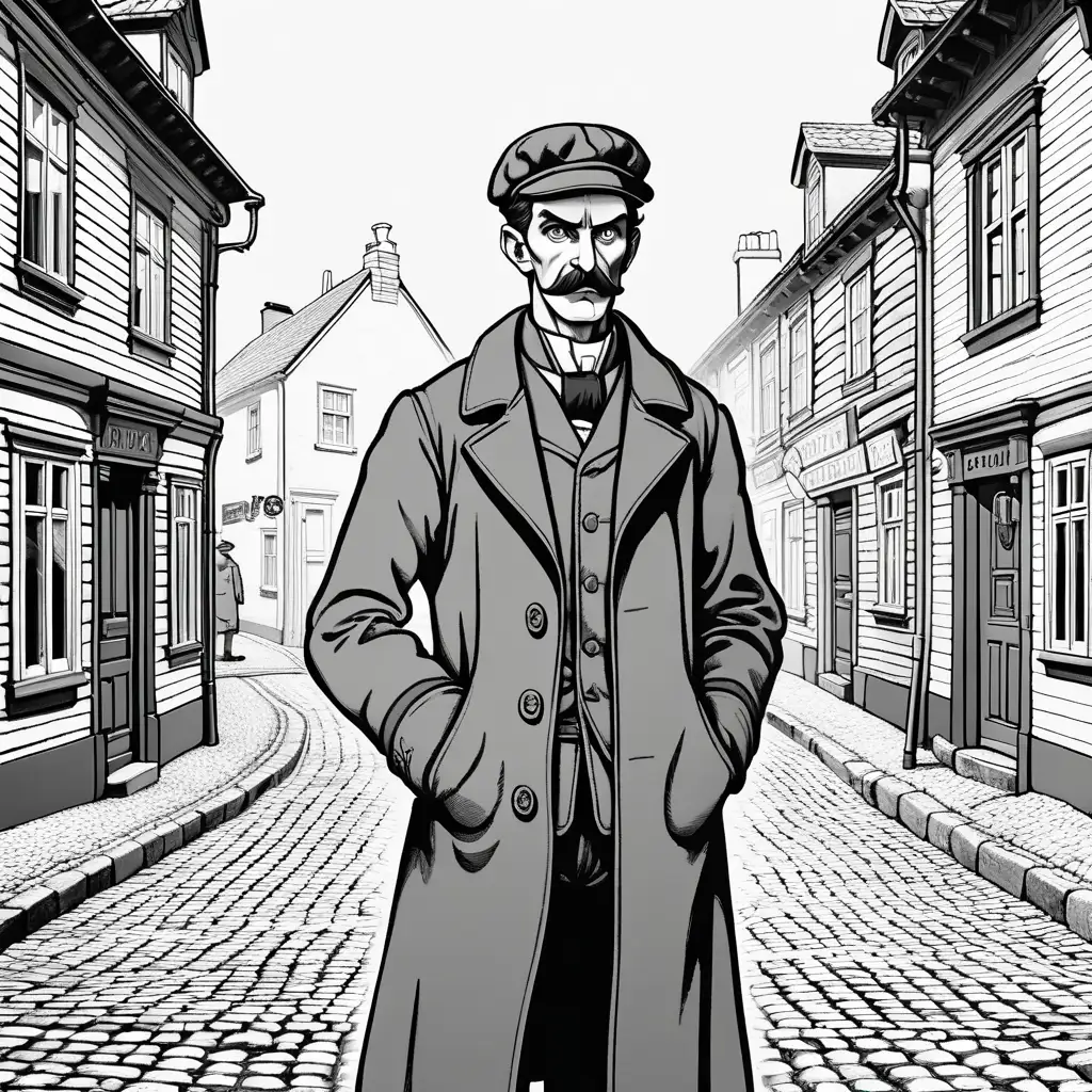 19th Century Russian Empire Detective in Latvian Town