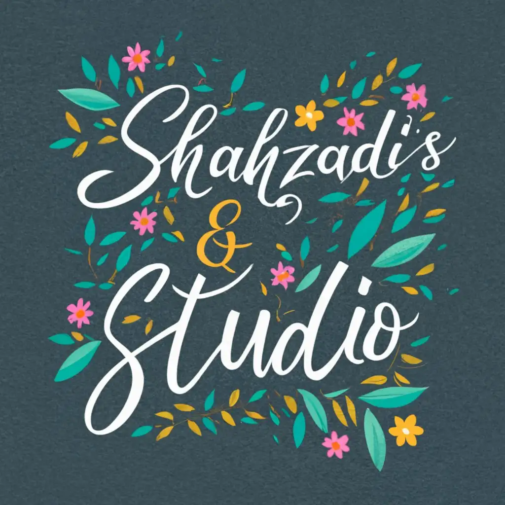LOGO-Design-For-Shahzadis-Studio-Elegant-Typography-with-Bold-Modern-Style-and-Floral-Accents