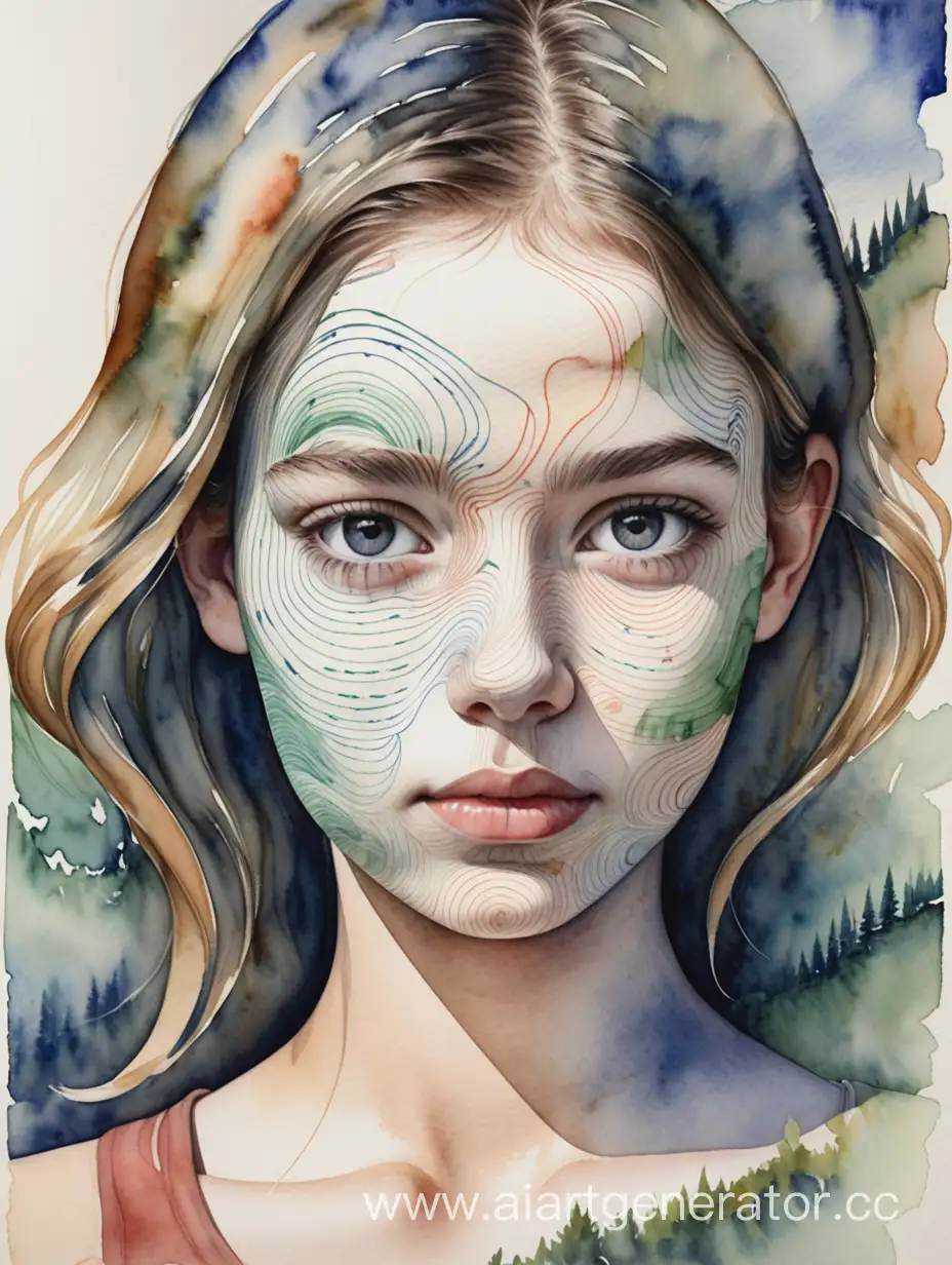 Watercolor-Landscape-with-Encrypted-20YearOld-Womans-Face