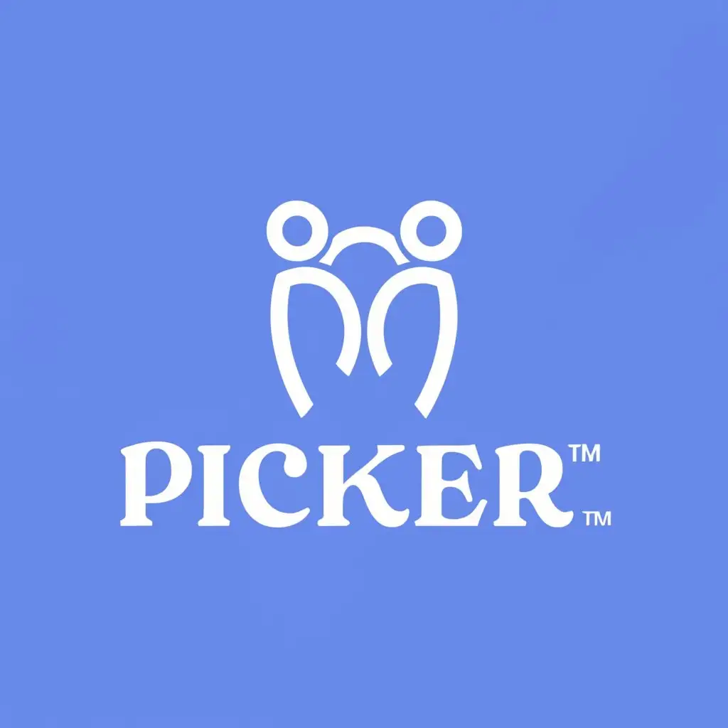 a logo design,with the text "picker", main symbol:cooperative.,Moderate,clear background