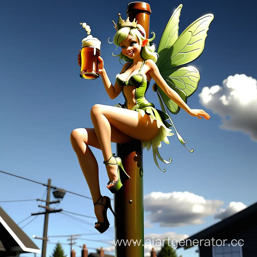 Beer-Fairy-Dancing-on-a-Pole-at-the-Festival
