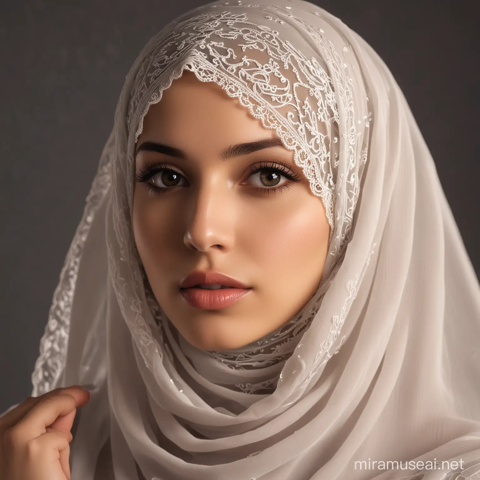 Veiled Muslim Woman Awakening to a New Identity