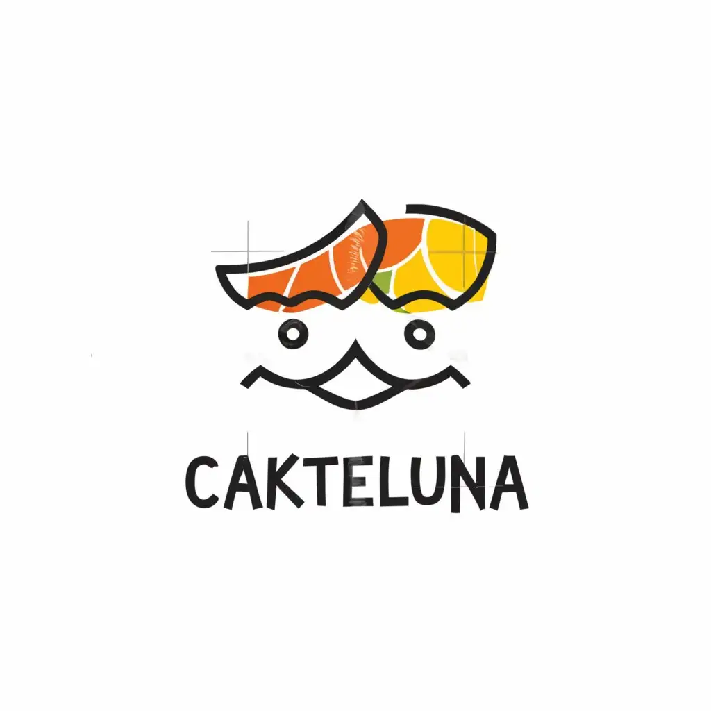 a logo design,with the text "crackers cakteluna", main symbol:tuna fish bones and egg shell,Moderate,be used in Restaurant industry,clear background