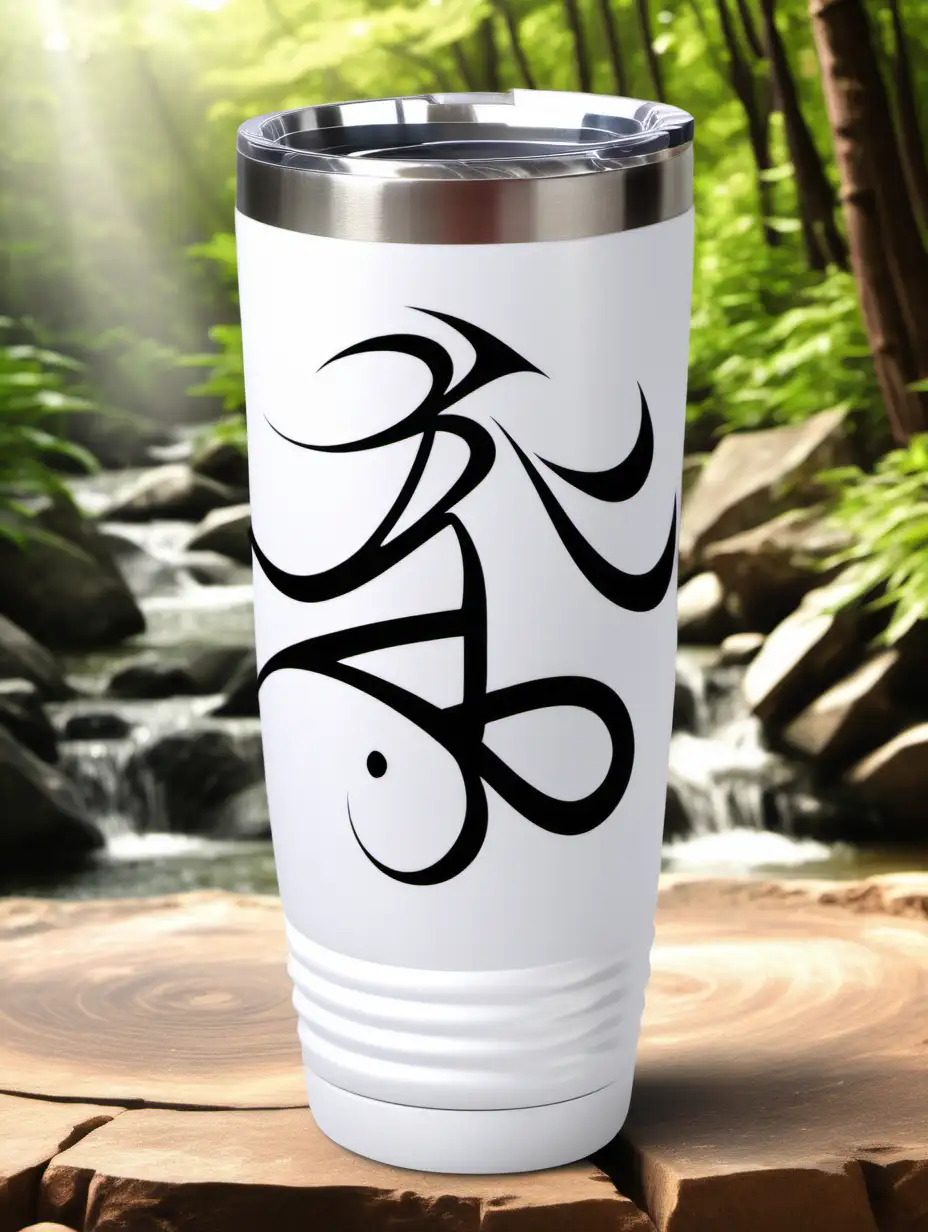 reiki symbol --tumbler


